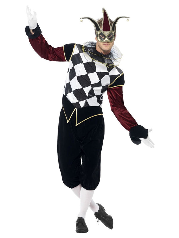 Adult Gothic Venetian Harlequin Costume